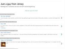 Tablet Screenshot of justaguyfromjersey.blogspot.com