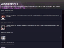 Tablet Screenshot of darksaintshop.blogspot.com