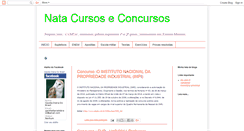 Desktop Screenshot of natacursoseconcursos.blogspot.com