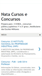 Mobile Screenshot of natacursoseconcursos.blogspot.com