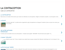 Tablet Screenshot of lacontraception.blogspot.com