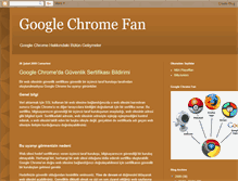 Tablet Screenshot of googlechromefan.blogspot.com