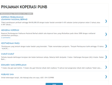 Tablet Screenshot of koperasipunb.blogspot.com