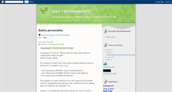 Desktop Screenshot of entrenagolf.blogspot.com