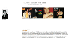 Desktop Screenshot of elvispresleybiography.blogspot.com