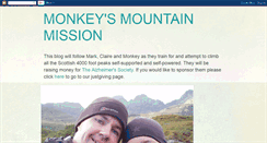 Desktop Screenshot of monkeysmountainmission.blogspot.com