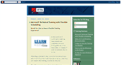 Desktop Screenshot of ittrainingsolutions.blogspot.com