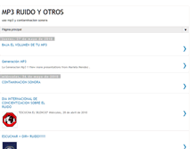 Tablet Screenshot of mp3ruidoyotros.blogspot.com
