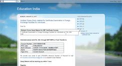 Desktop Screenshot of educationindia123.blogspot.com