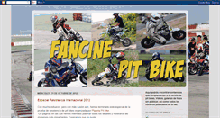 Desktop Screenshot of fancinepitbike.blogspot.com