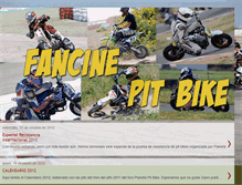 Tablet Screenshot of fancinepitbike.blogspot.com