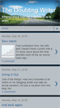 Mobile Screenshot of doubtingwriter.blogspot.com