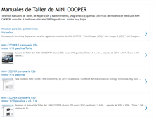 Tablet Screenshot of manuales-mini-cooper.blogspot.com