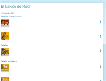 Tablet Screenshot of elbalconderaul.blogspot.com