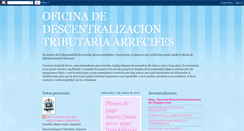 Desktop Screenshot of descentralizaciontributariaarrecifes.blogspot.com