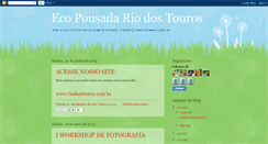 Desktop Screenshot of ecopousadariodostouros.blogspot.com