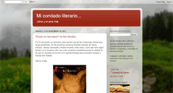 Desktop Screenshot of micondadoliterario.blogspot.com