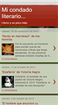 Mobile Screenshot of micondadoliterario.blogspot.com