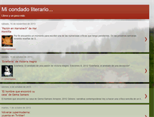 Tablet Screenshot of micondadoliterario.blogspot.com