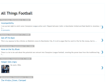 Tablet Screenshot of footballanalyst.blogspot.com