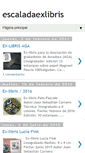 Mobile Screenshot of escaladaexlibris.blogspot.com