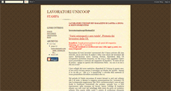 Desktop Screenshot of lavoratori-unicoop2-stampa.blogspot.com