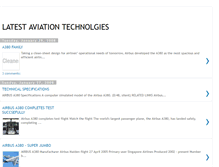 Tablet Screenshot of latest-aviation-news.blogspot.com