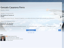 Tablet Screenshot of gonzalocasanovaferro.blogspot.com