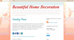 Desktop Screenshot of beautiful-home-decor.blogspot.com