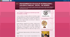 Desktop Screenshot of procedimientospolicialesviolenciagene.blogspot.com