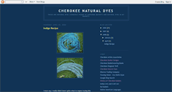 Desktop Screenshot of cherokeenaturaldyes.blogspot.com