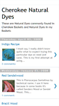 Mobile Screenshot of cherokeenaturaldyes.blogspot.com