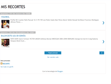 Tablet Screenshot of misrecortes-recorte.blogspot.com