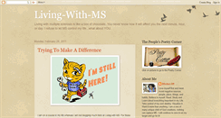 Desktop Screenshot of living-with-ms.blogspot.com