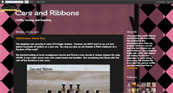 Desktop Screenshot of carsandribbons.blogspot.com