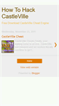 Mobile Screenshot of howtohackcastleville.blogspot.com