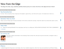 Tablet Screenshot of ourviewfromtheedge.blogspot.com