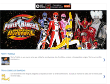 Tablet Screenshot of blogpowerrangers.blogspot.com