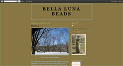 Desktop Screenshot of bellalunabeads.blogspot.com