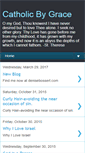 Mobile Screenshot of catholicbygrace.blogspot.com