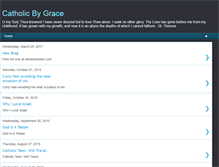 Tablet Screenshot of catholicbygrace.blogspot.com