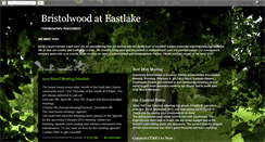 Desktop Screenshot of bristolwoodateastlake.blogspot.com