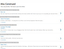 Tablet Screenshot of missconstrewed.blogspot.com