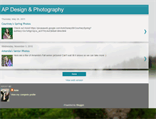 Tablet Screenshot of apdesignandphotography.blogspot.com