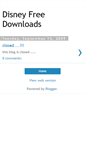 Mobile Screenshot of disneyfreedownloads.blogspot.com