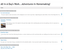 Tablet Screenshot of homemakingadayswork.blogspot.com
