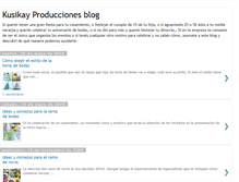 Tablet Screenshot of kusikay-producciones.blogspot.com