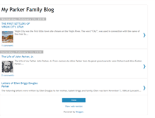 Tablet Screenshot of myparkerfamilyblog.blogspot.com