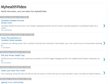 Tablet Screenshot of myhealthvideo.blogspot.com