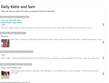 Tablet Screenshot of dailykatie.blogspot.com